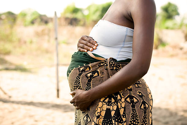 African mother and child